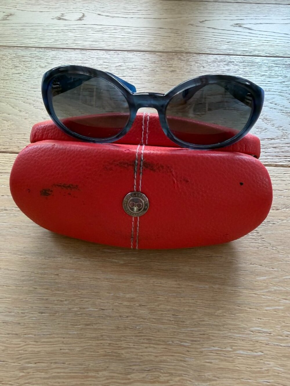 Morgenthal Frederick Retro Sunglasses (Blue)